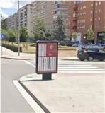 Mupi en Avenida Martínez de Velasco, Huesca